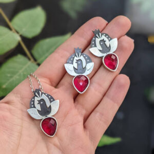 گوشواره و آویز نقره زیورآلات نقره دست سازه های ساهی