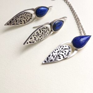 گوشواره و آویز نقره زیورآلات نقره دست سازه های ساهی