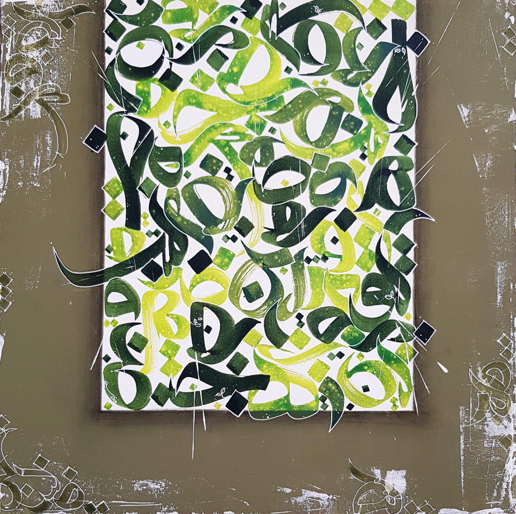 تابلو کالیگرافی تابلو هنری دست سازه هنری